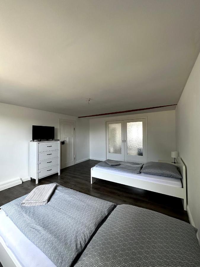 Moderne Ferienwohnung Klosterblick グックスハーゲン エクステリア 写真